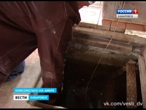Вести-Хабаровск. Частные дома в Комсомольске-на-Амуре уходят под воду