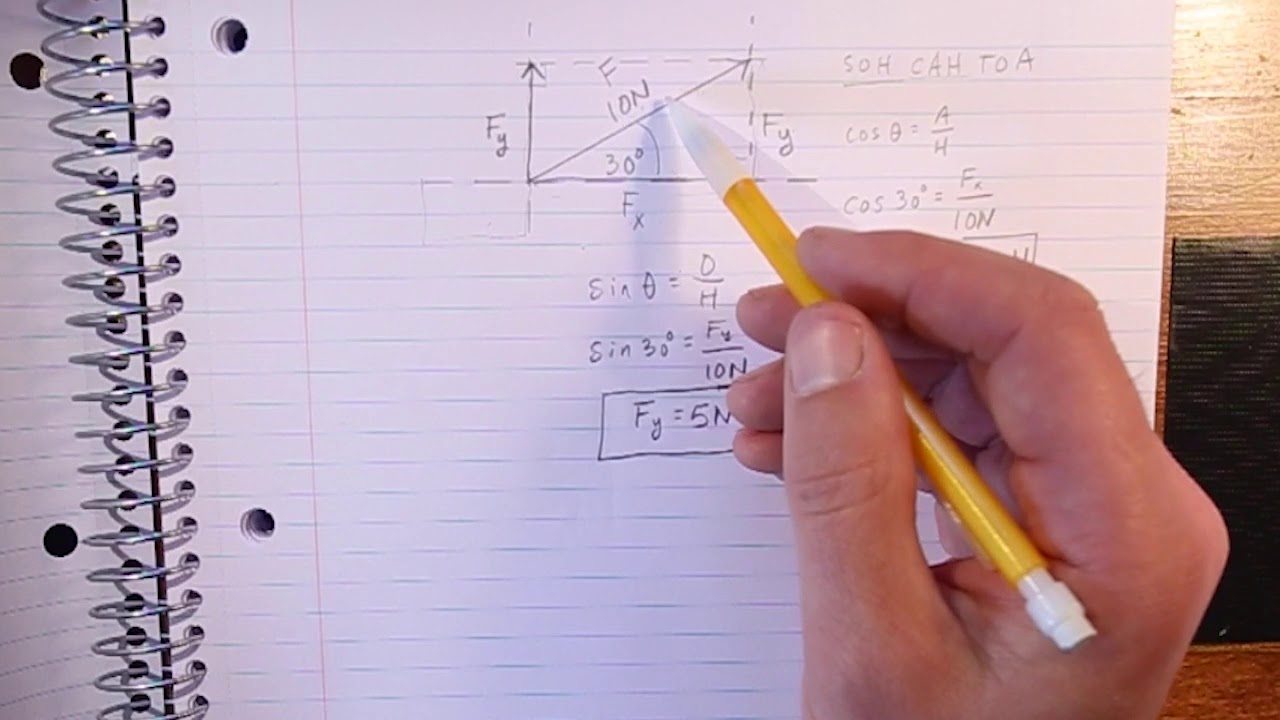 Ep 1.2 Part 1 Resolving Vectors (High School Physics) - YouTube