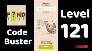 Code Busters Level 121 Walkthrough 🧩 | All Puzzle Solutions| Solutionguruji
