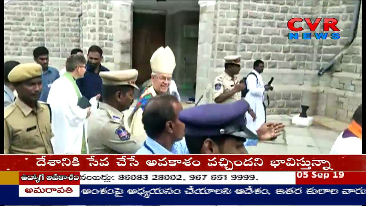 jagan news Justin Welby and Wife Caroline Welby Visit Medak Church | CVR News