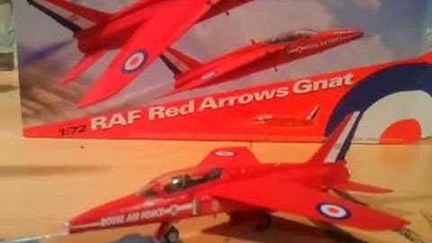 Airfix Red Arrows Gnat 1:72 Build Review