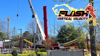 Flash: Vertical Velocity is VERTICAL!! | Six Flags Great Adventure Update 4/26/24