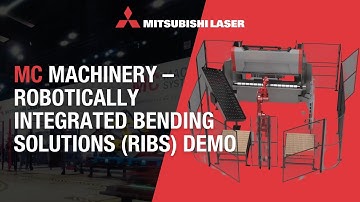 Mitsubishi Press Brake Automation - Robotically Integrated Bending Solutions (RIBS) | MC Machinery