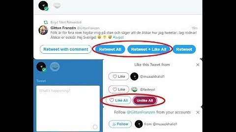 TweetDeck Select All Accounts - All in One (Link in Description)
