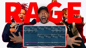 How to Make RAGE Beats for Playboi Carti and Trippie Redd | FL Studio