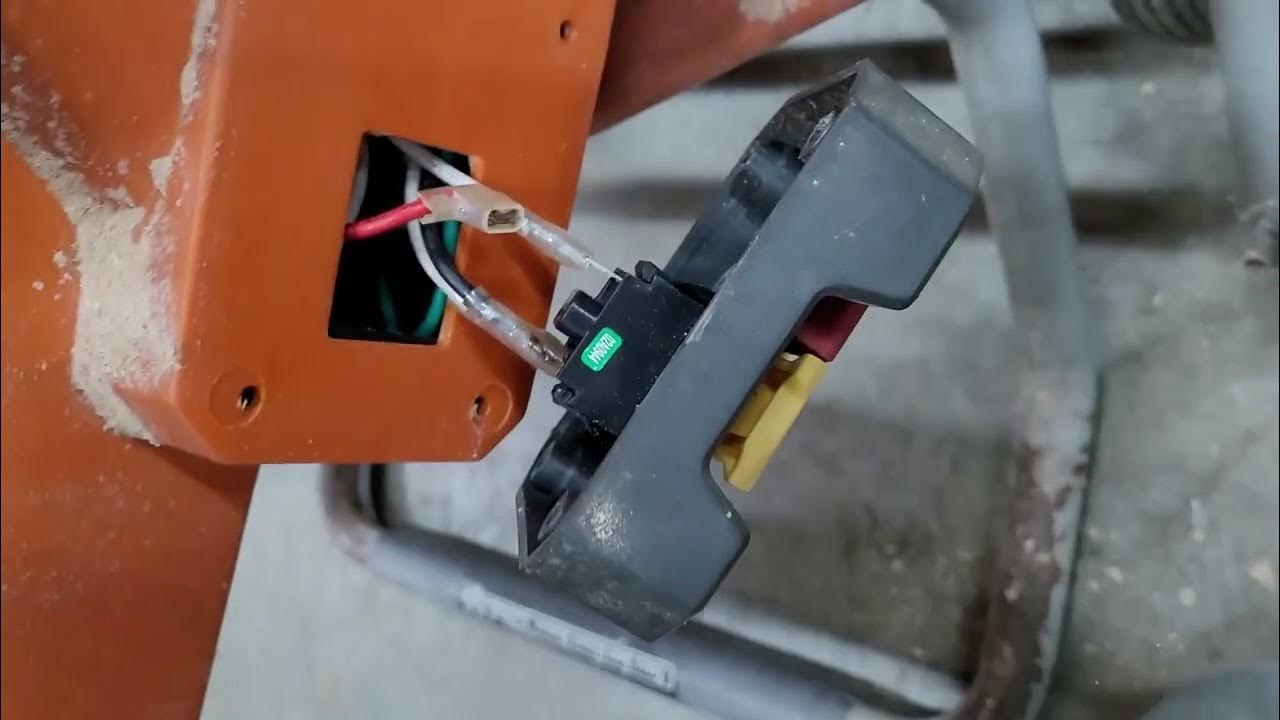 Rigid Table Saw Switch Replacement - YouTube