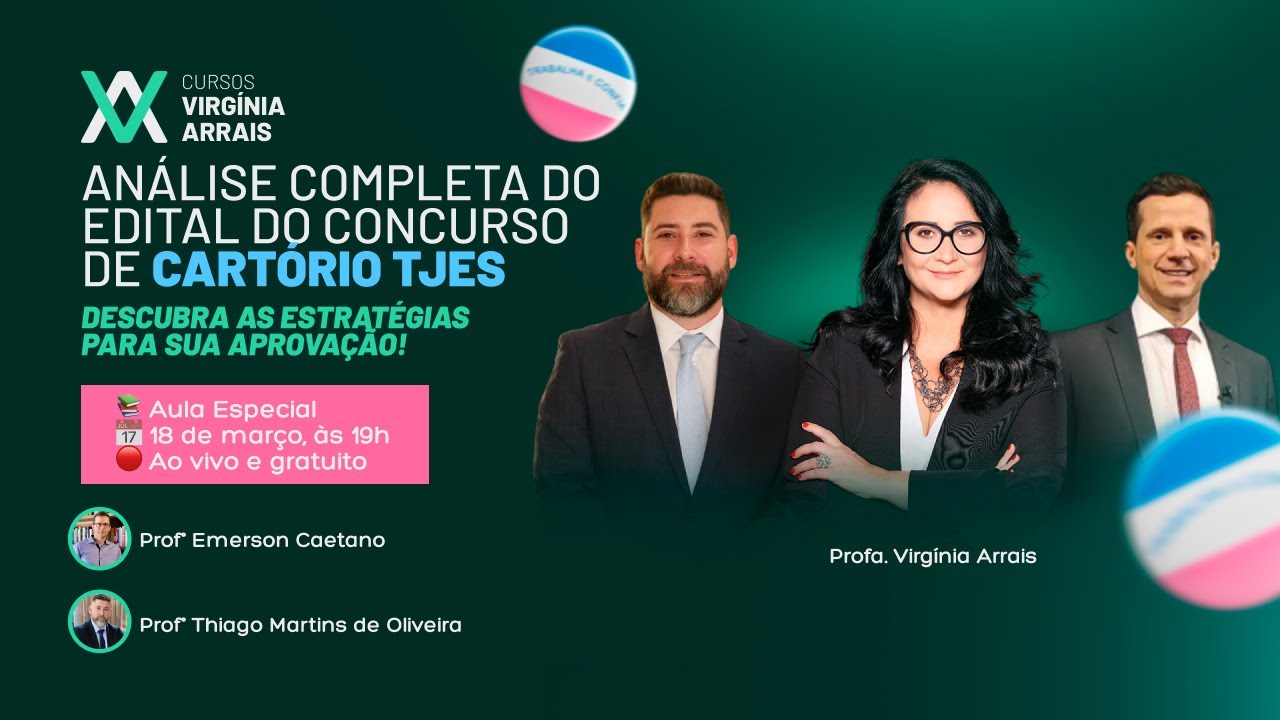 🚨 EDITAL CONCURSO DE CARTÓRIO TJES 2025: ANÁLISE COMPLETA EDITAL - YouTube
