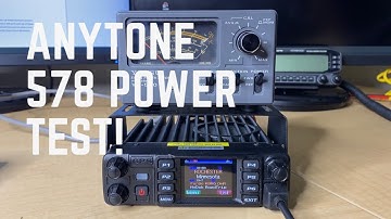 AnyTone 578: What’s the REAL POWER OUTPUT!?