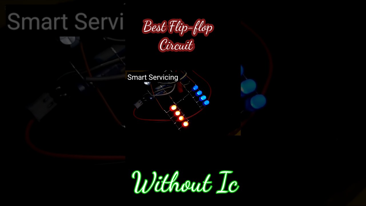 Make simple Led chaser Circuite with bc547 transistor 