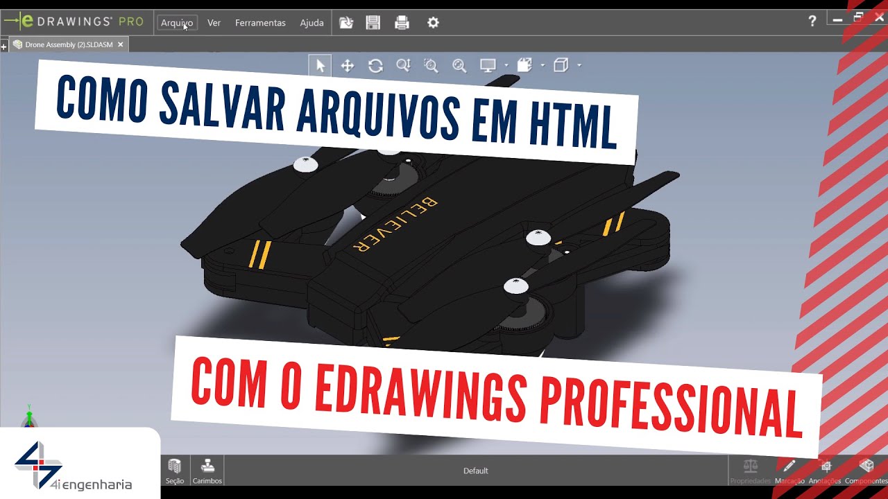 Como salvar arquivos em HTML com o eDrawings Professional - 4i ...