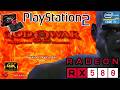 God of War 1  EMULADOR PS2   RX 580  i5   3470  16GB RAM  TESTE DE FPS!!!!