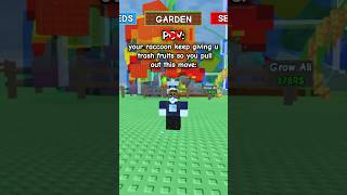 what a bad boy btw, dont check sound cuz there's nothing inside │ #growagarden#roblox#funny