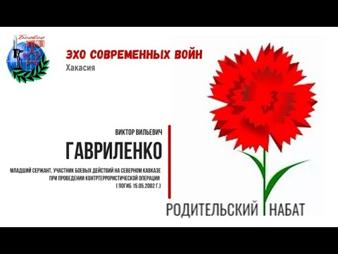 Участник боевых действий на Северном Кавказе – Гавриленко Виктор Вильевич