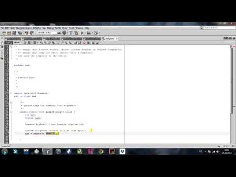 Store values into variables in Java