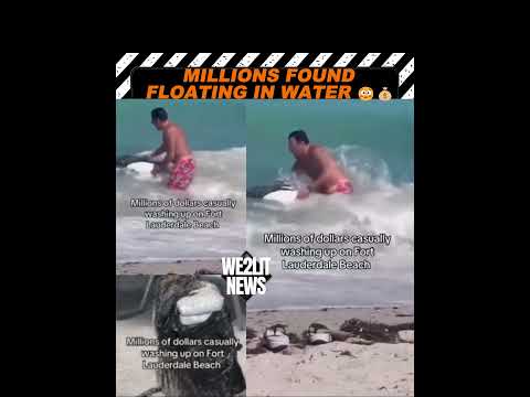Florida Man Found MILLIONS Floating Near The Beach!!