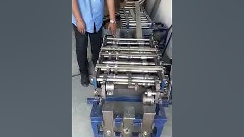 Manual Pop Channel Roll Forming Machine - Pop Bottom Patti Machine - 96011 55559