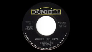 The Mamas And The Papas - Words Of Love (stereo single mix)