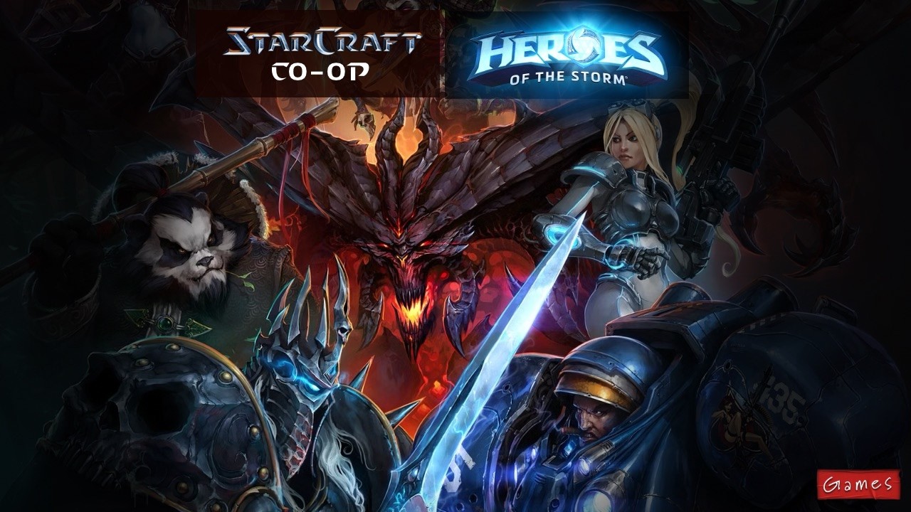 Just gaming STARCRAFT CO-OP and HEROES OF THE STORM
