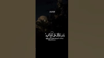 ومن يتق الله يجعل له مخرجًا #سورة_الطلاق القارئ #ماهر_المعيقلي