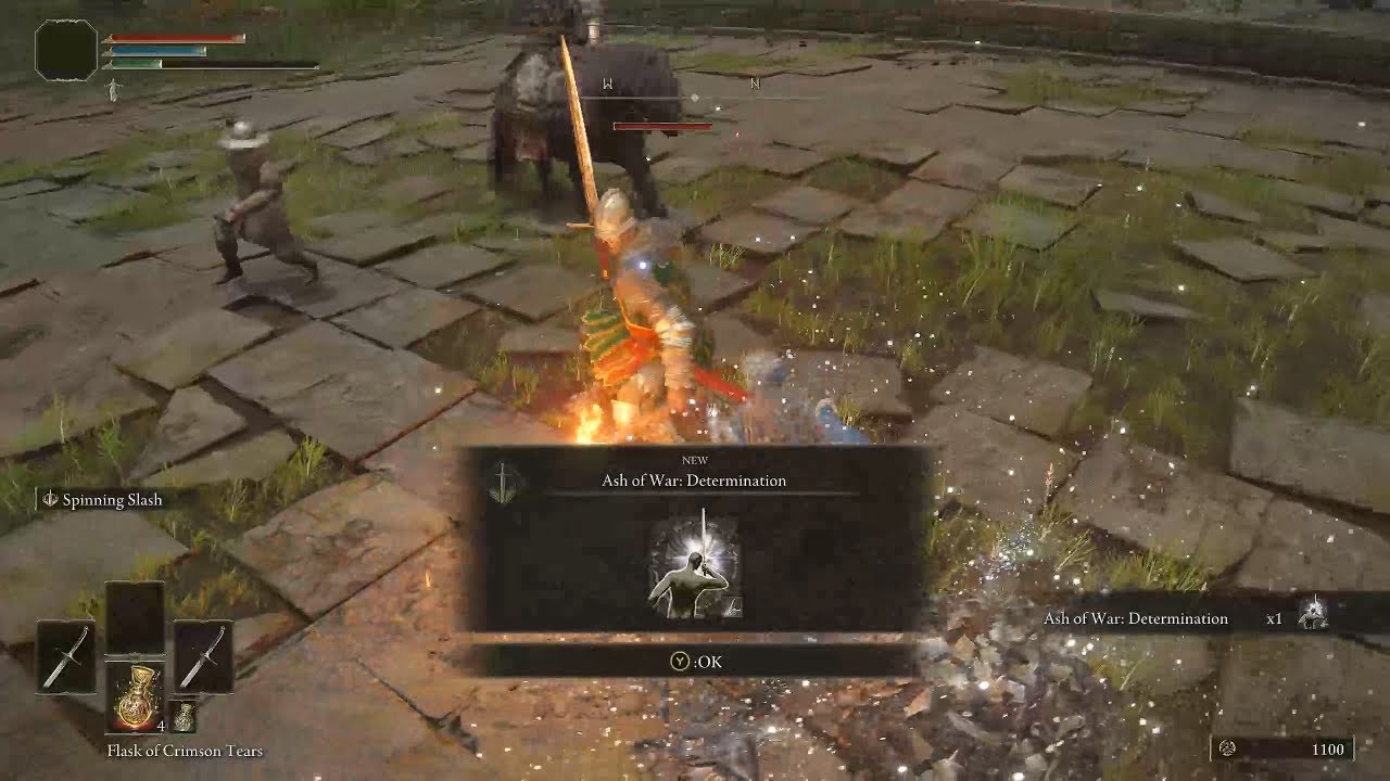 How to Get Determination, Ashes of War ELDEN RING (4K / 60fps ) YouTube
