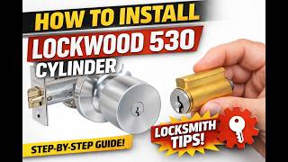 How To Replace a Lockwood 530 Cylinder - New Cylinder - New Keys