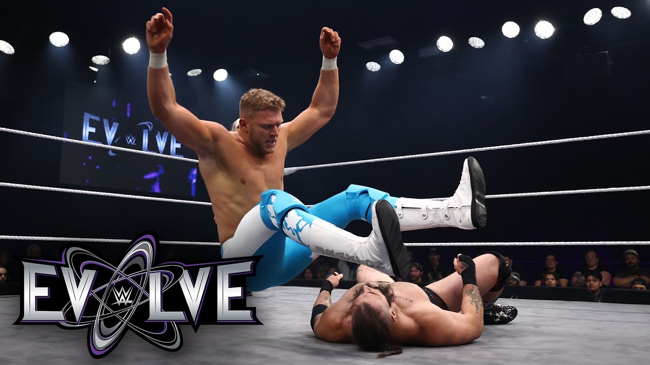Aaron Rourke vs. Braxton Cole vs. Harlem Lewis | Evolve Title: WWE ...