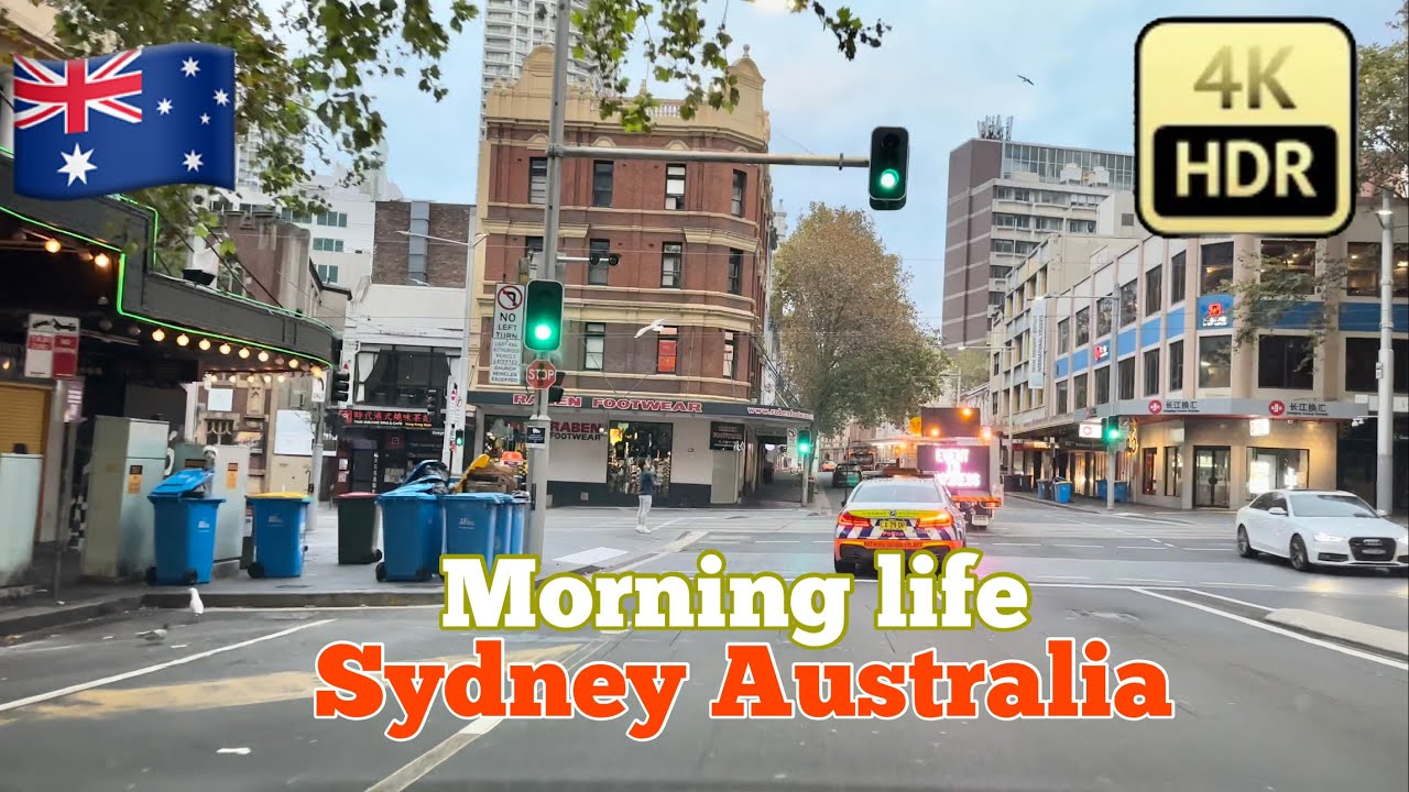 Sydney Australia [4K HDR City Suburbs  Metro Drive] Ann St Surry Hills To Darling St Balmain