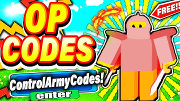 ALL NEW *SECRET CODES* IN ROBLOX CONTROL ARMY (roblox control army codes) NEW