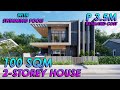 2-STOREY HOUSE WITH SWIMMING POOL (100 SQM) | ALG DESIGNS #35