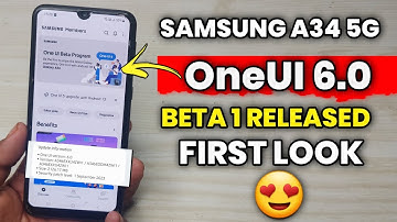 Samsung A34 5G : OneUI 6.0 Android 14 Beta 1 Update Released 🔥  | How To Join OneUI 6 Beta In A34 5G