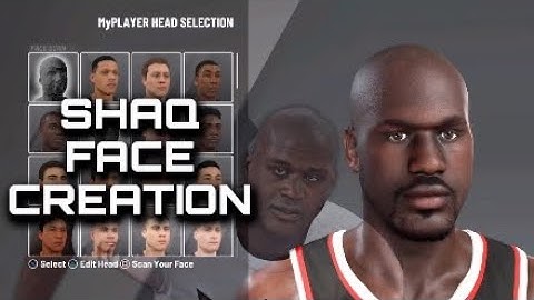 BEST SHAQ FACE CREATION - NBA 2K20
