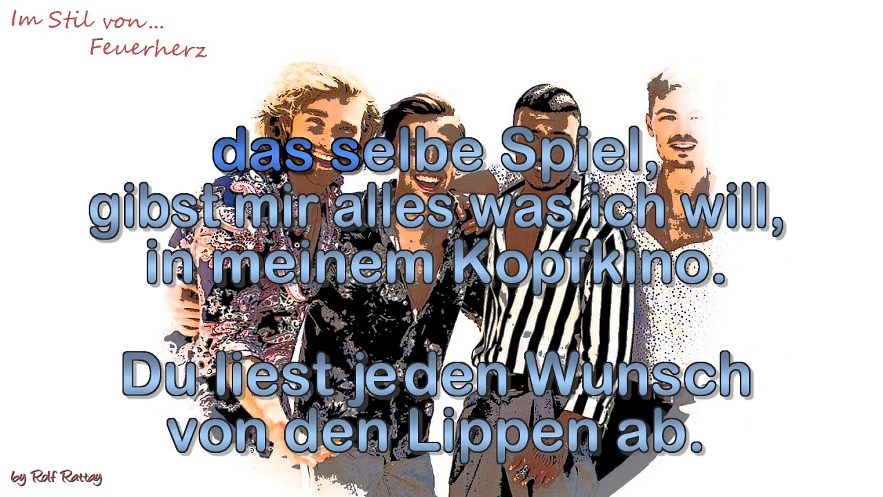 Feuerherz In meinen Träumen ist die Hölle los Instrumental und Karaoke YouTube Feuerherz In meinen Träumen ist die Hölle los Instrumental und Karaoke YouTube