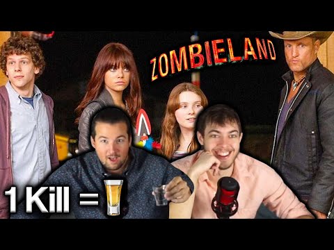first time watching *Zombieland* but we take a shot every time a zombie dies...