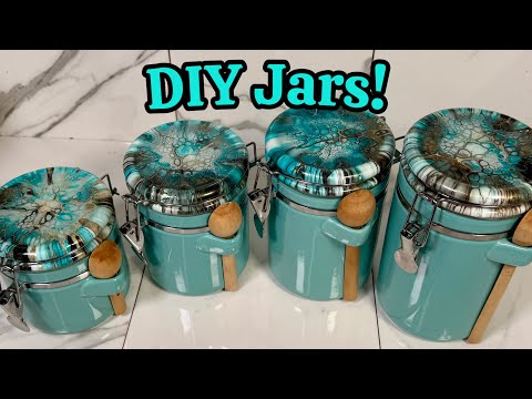 JARS...Big Sellers! Big Challenge! #acrylicpainting #fluidart #diycrafts