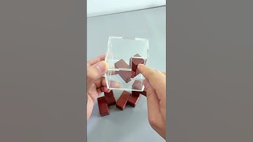 Putting three pieces in a box, easy or impossible?#Puzzles #IQ #iqtest