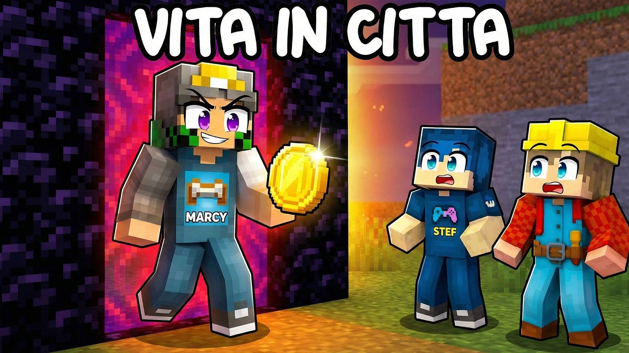 SONO ENTRATO NEL NETHER PER LA NUOVA FARM - VITA IN CITTÀ 1 REMAKE S3 #4