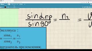 Закон преломления Снеллиуса 3499