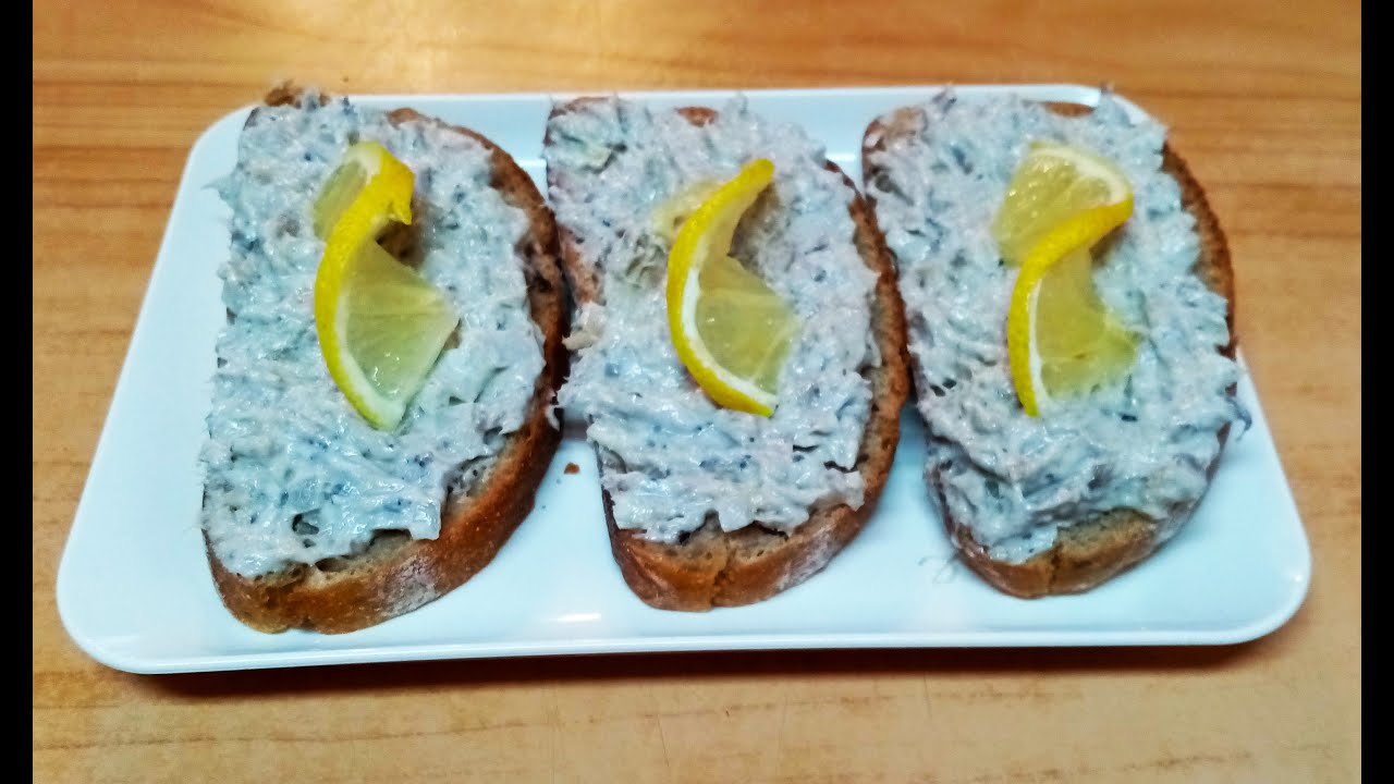 Pomazánka z rybiček v oleji