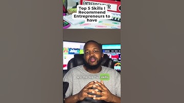 Top 5 MUST HAVE Entrepreneur Skills #entrepreneur #business #motivation #entrepreneurship #success