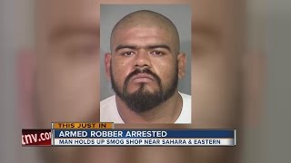 UPDATE: Man who robbed smog technician arrested