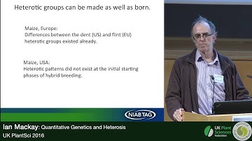 Ian Mackay. Quantitative Genetics and Heterosis