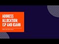 Address Allocation : How Internet Service Providers (ISP) allocate addresses | Computer Network