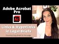 Create Links & Hyperlinks in Adobe Pro 📎