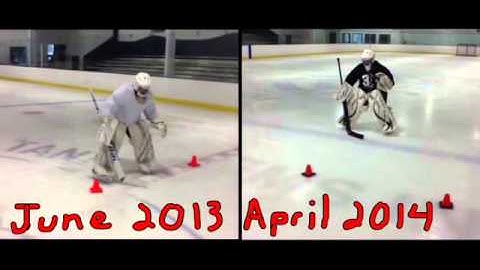 3E Goaltending (Dan Hirlinger before and after)
