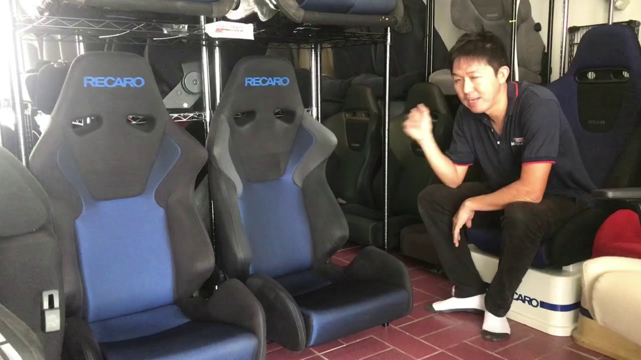 รีวิว เบาะ RECARO SR-6 ASM BLUE 500 คู่ในโลก - YouTube