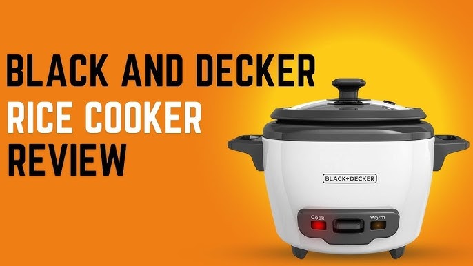 Black & Decker RC516 16-Cup Rice Cooker, White