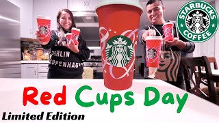 Starbucks Reusable Red Cups Day 2021 LIMITED EDITION Holiday Drinks