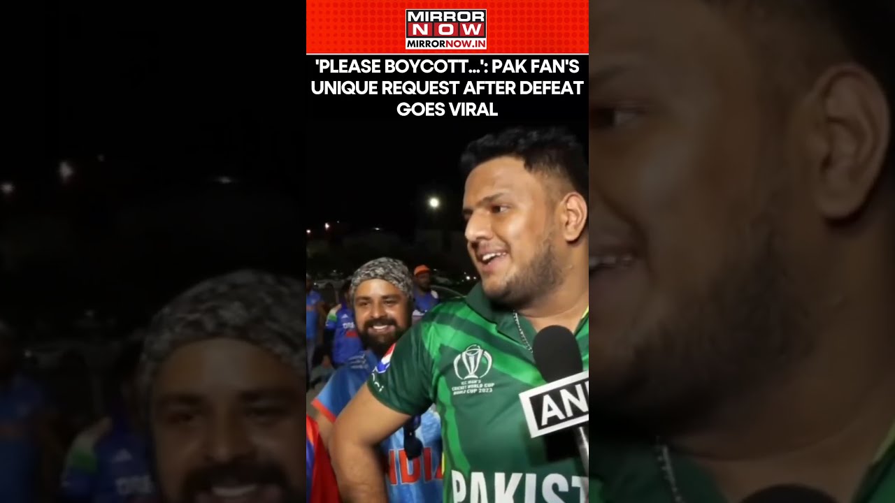  Please Boycott Pakistan Cricket Fan S Unique Request After Defeat To India Goes Viral Shorts