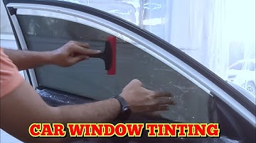 How To Install Car Front Door Window Tinting Like a Pro | Step-by-Step Guide