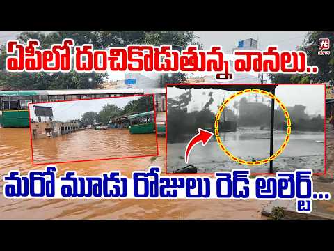 ఏపీలో దంచికొడుతున్న వానలు..| Heavy Rain Lashes In AP | Rains In AP | Red Alert @HitTVExclusive